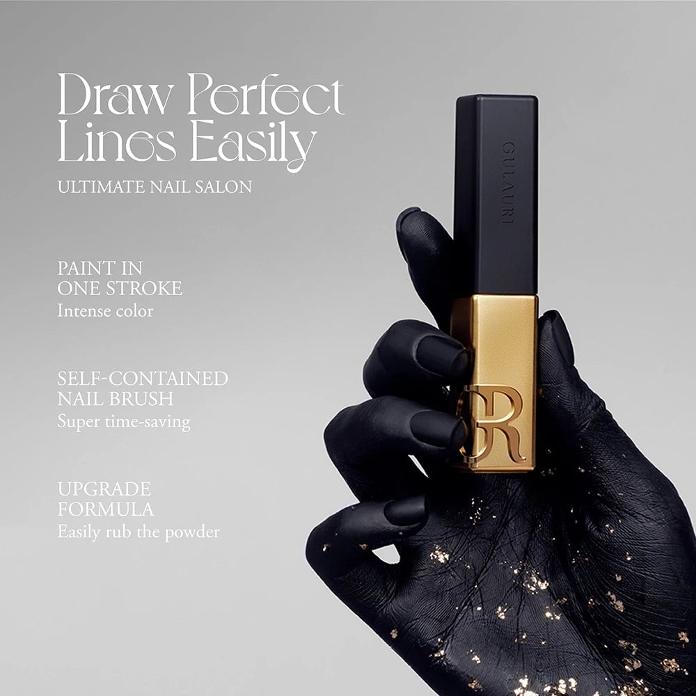 GULAURI Platinum Chrome Mirror UV Gel Liner Nail Polish