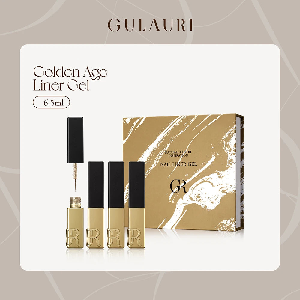 GULAURI Platinum Chrome Mirror UV Gel Liner Nail Polish