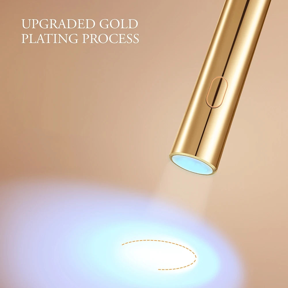 GULAURI 3W USB Rechargeable Cordless UV LED Nail Lamp