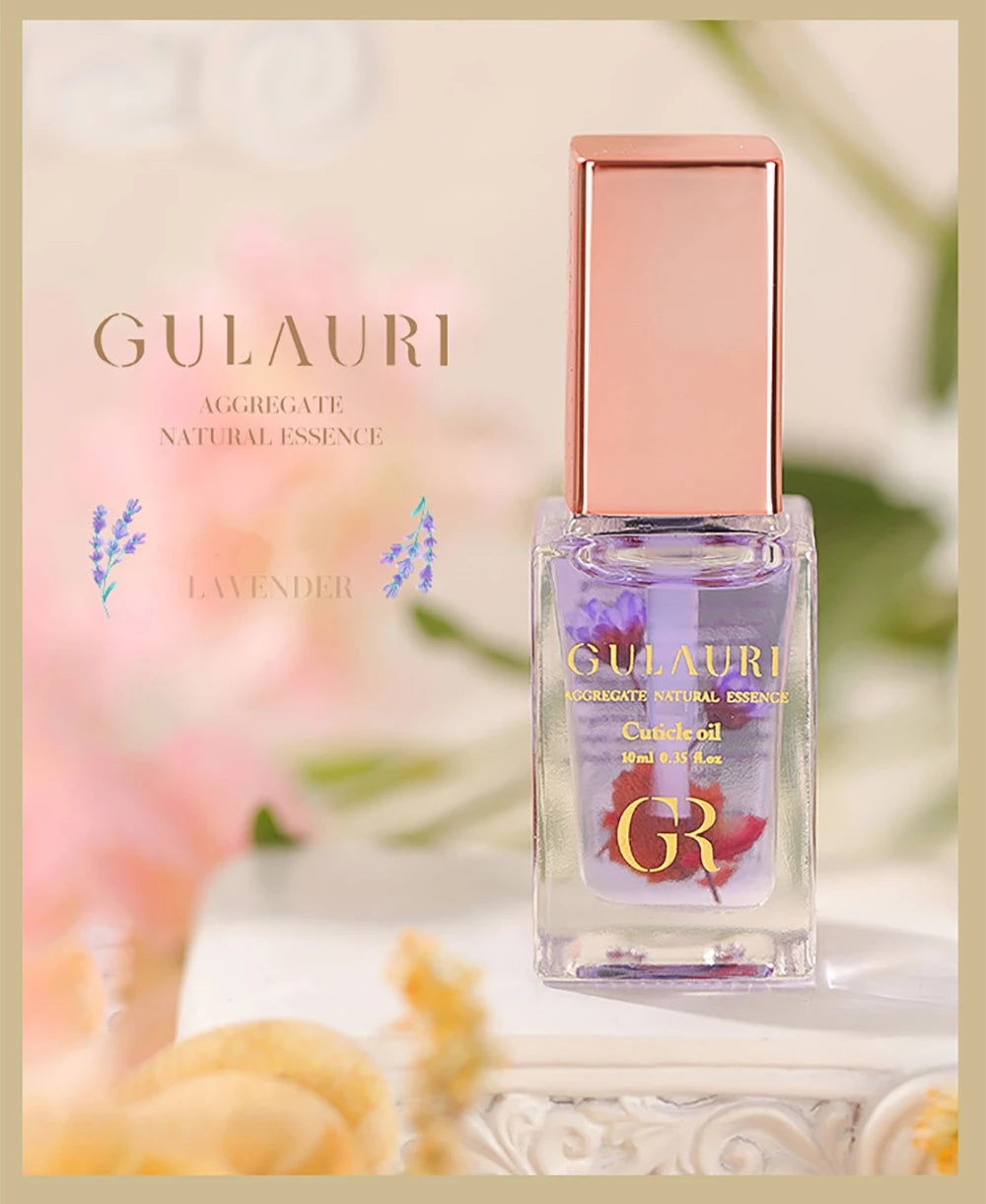 GULAURI Dried Flower Cuticle Oil Set 10ml Nourishing Repair Treatment
