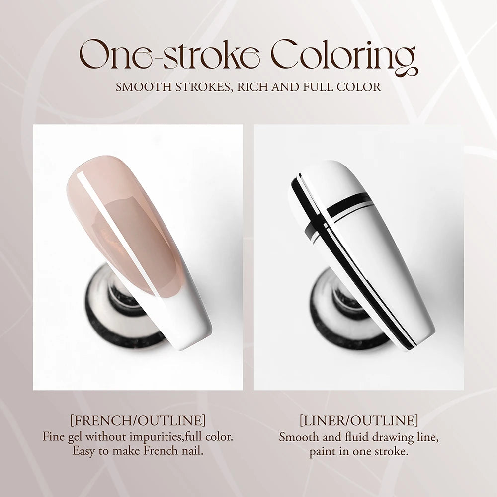 GULAURI Platinum Chrome Mirror UV Gel Liner Nail Polish