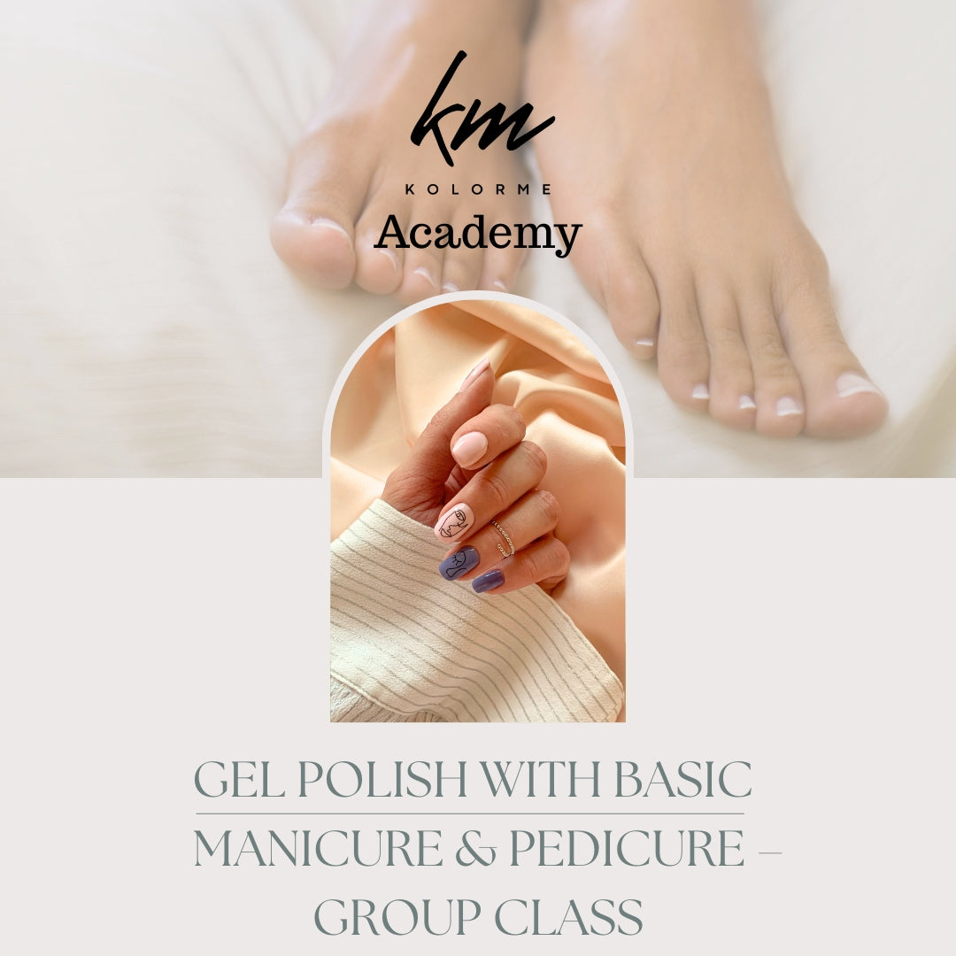 Gel Manicure and Pedicure