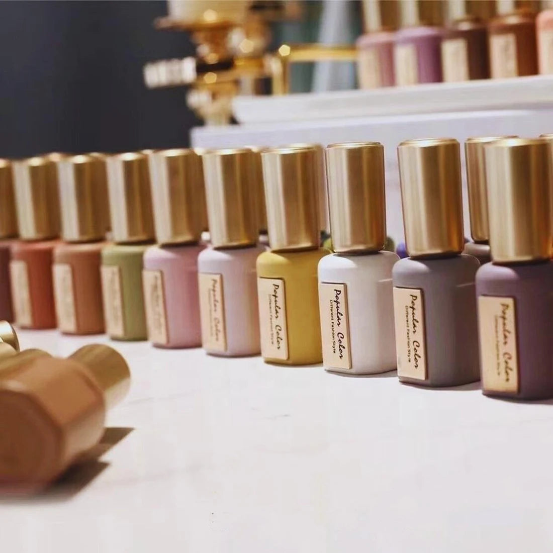 LADAI 66-Color Soak-Off UV/LED Gel Nail Polish Set 15ml