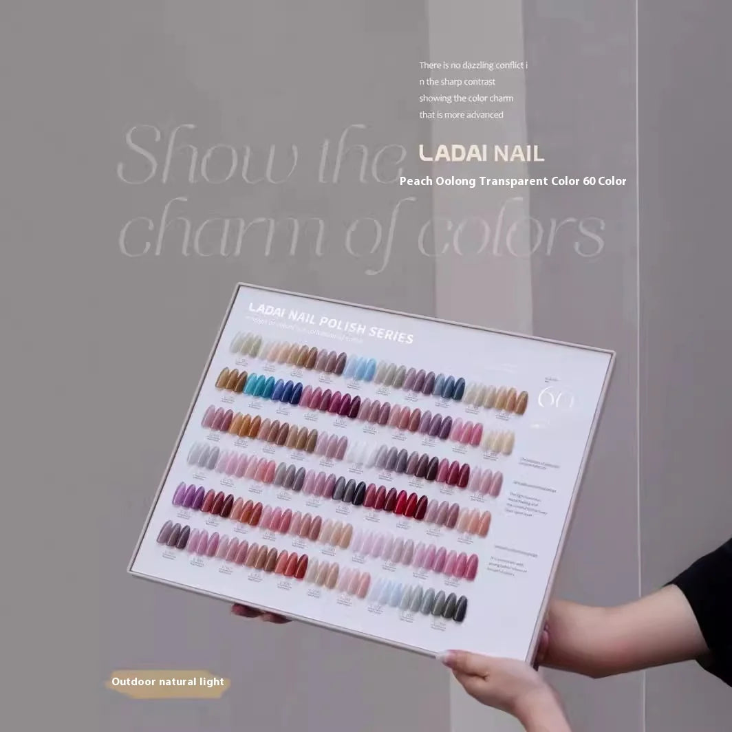 LADAI 60-Color Long-Lasting UV Gel Nail Polish Set