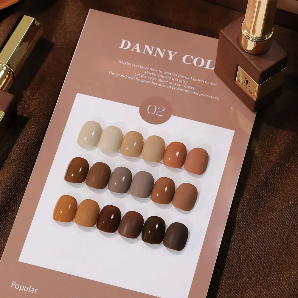 DannyColl 12-Color UV Gel Polish Set with LED Cure