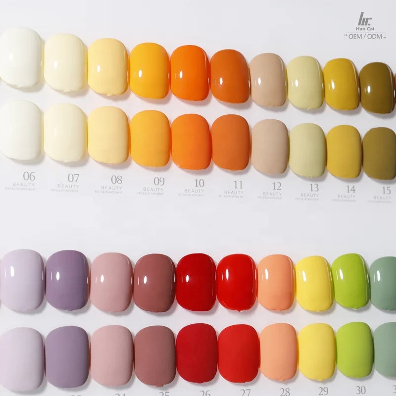 Govandi 64-Color Soak-Off UV Gel Nail Polish Set 15ml