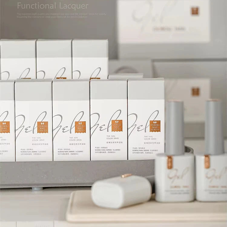 OUBOLI 200-Color UV/LED Soak-Off Gel Nail Polish Set