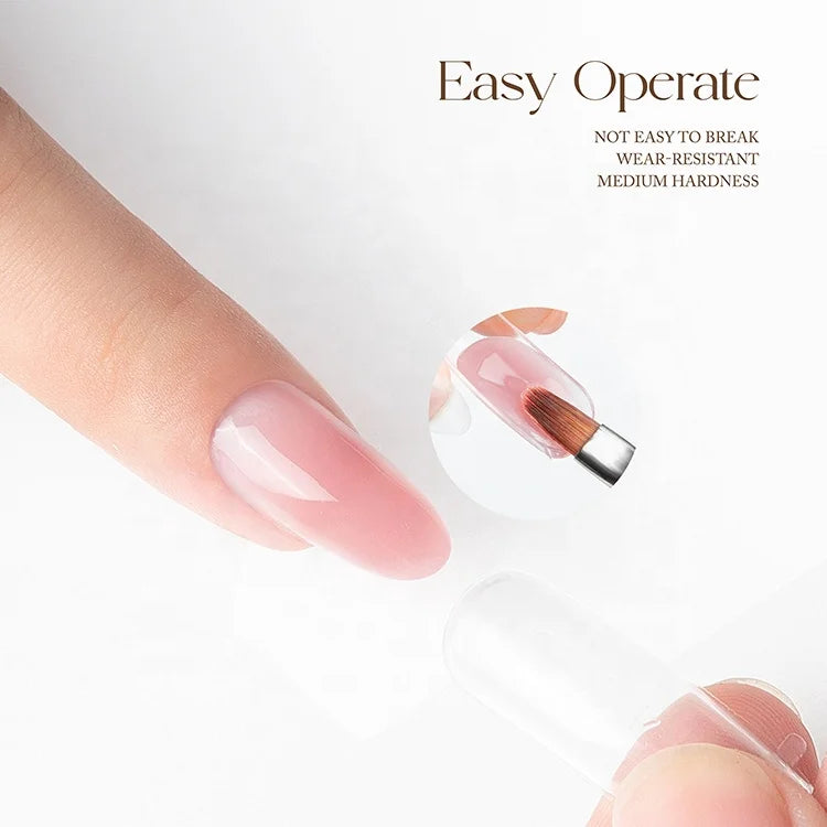 No Heat 50g Non-Sticky Poly Gel Builder Nail Kit