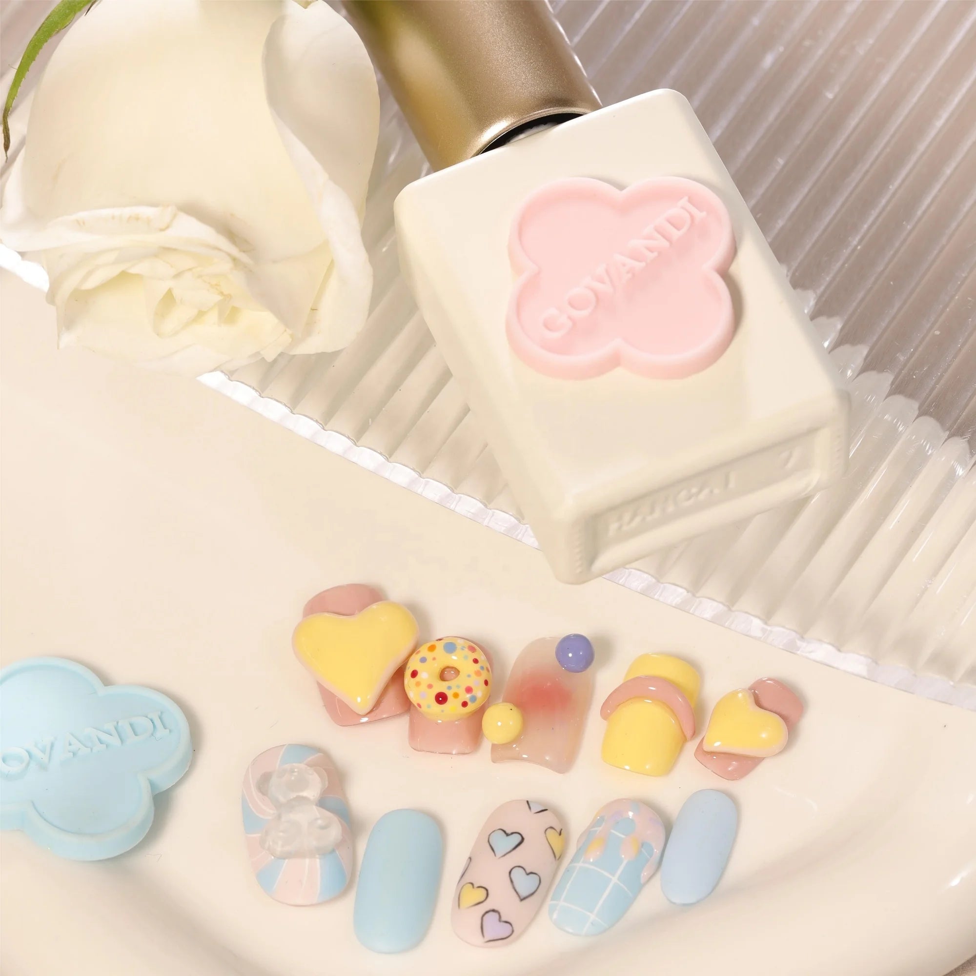 Govandi 50-Color Professional Soak-Off Gel Nail Polish Set 0.5oz