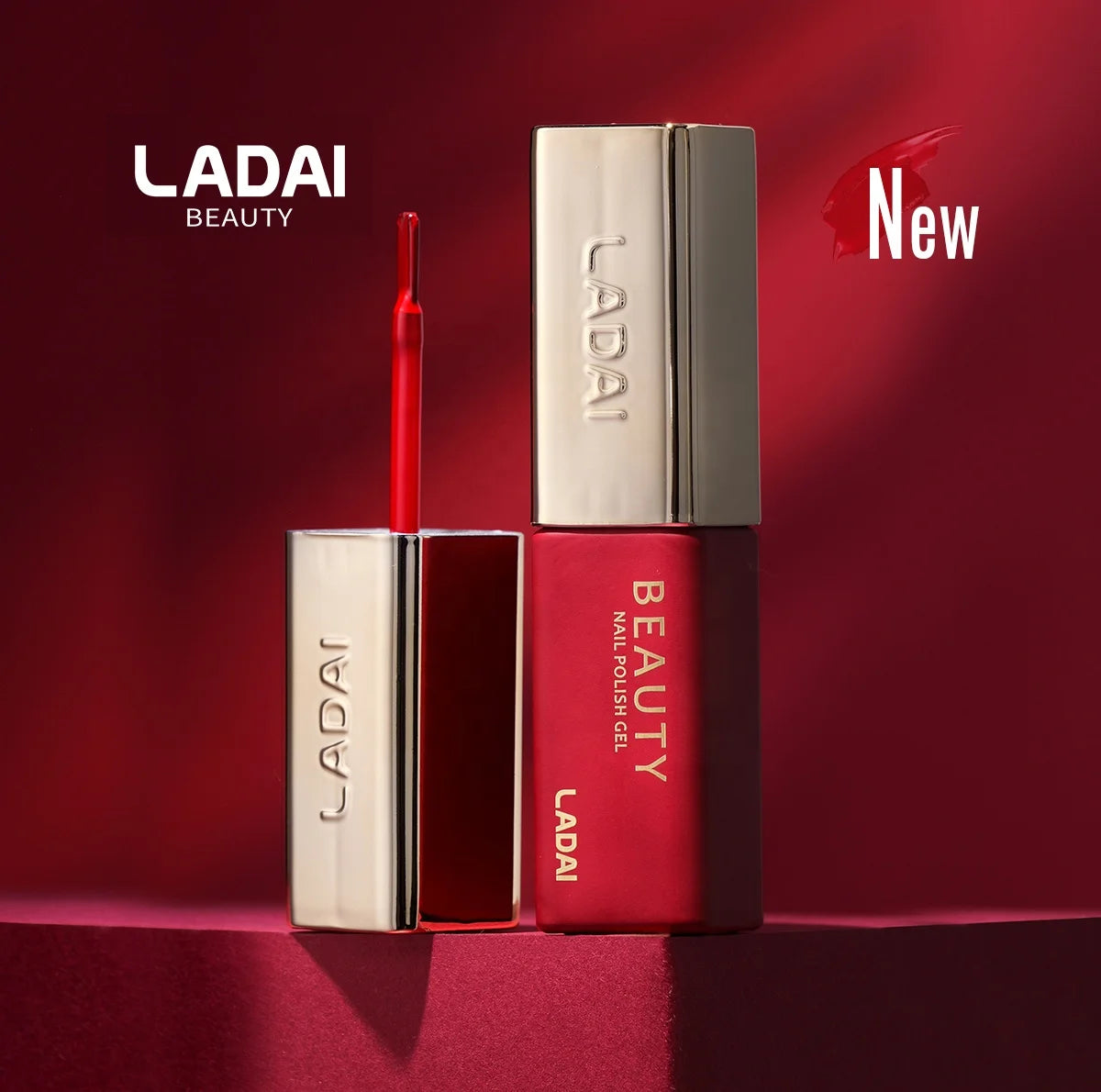 24-Color Red Series UV LED Soak-Off Gel Polish Set 12ml