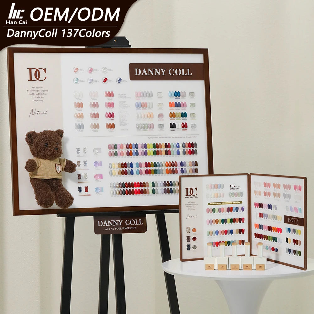 DANNY COLL 137-Color UV Gel Nail Polish Set OEM