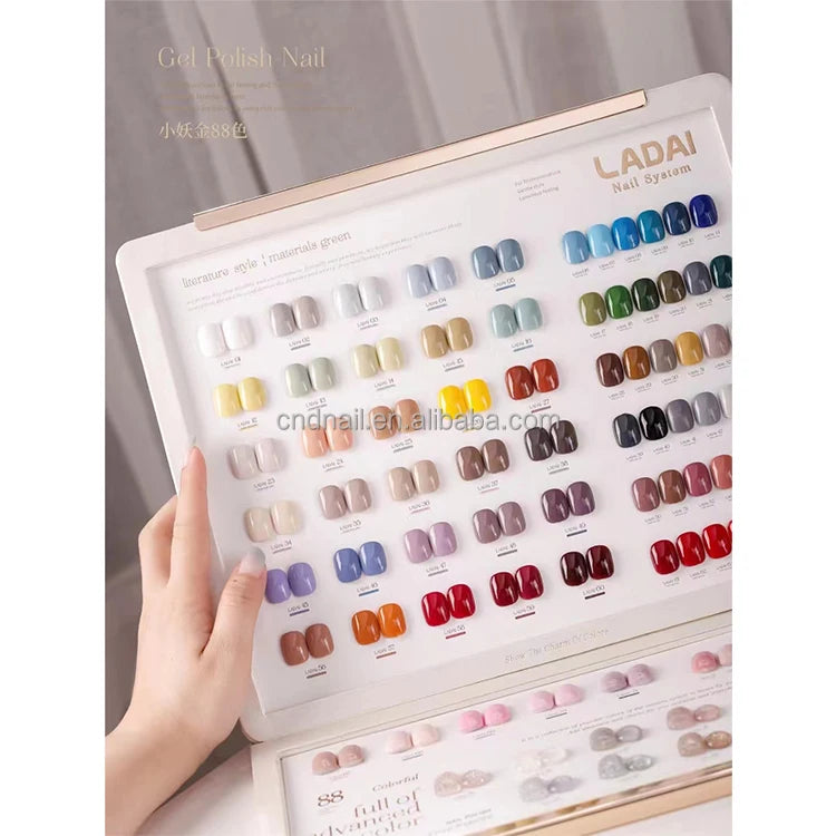 Ouboli Ladai 88-Color UV LED Soak-Off Gel Polish Set