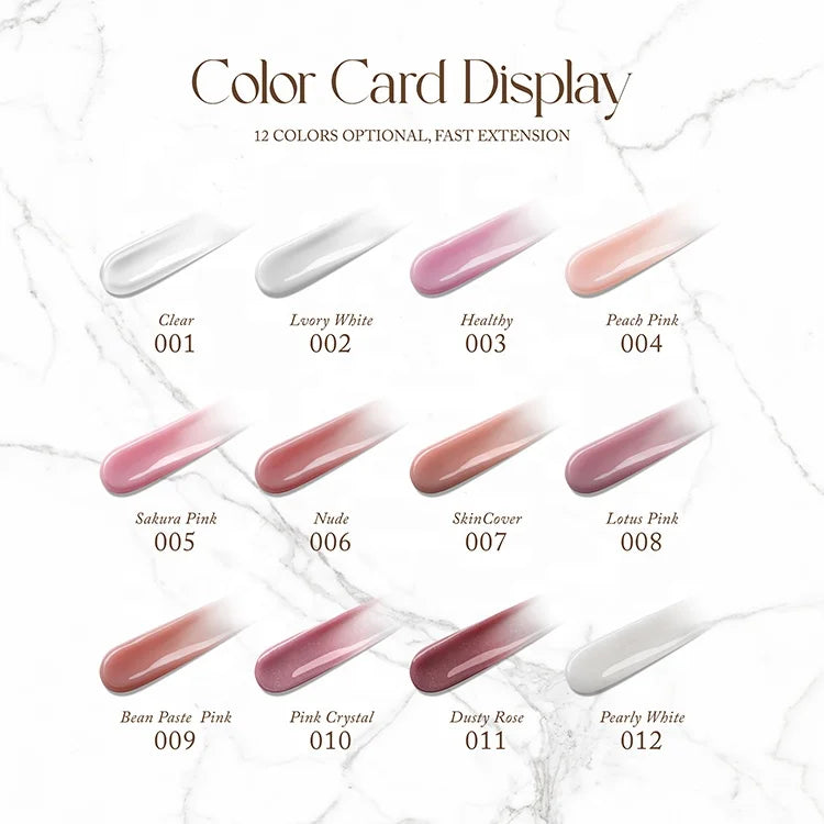 No Heat 50g Non-Sticky Poly Gel Builder Nail Kit