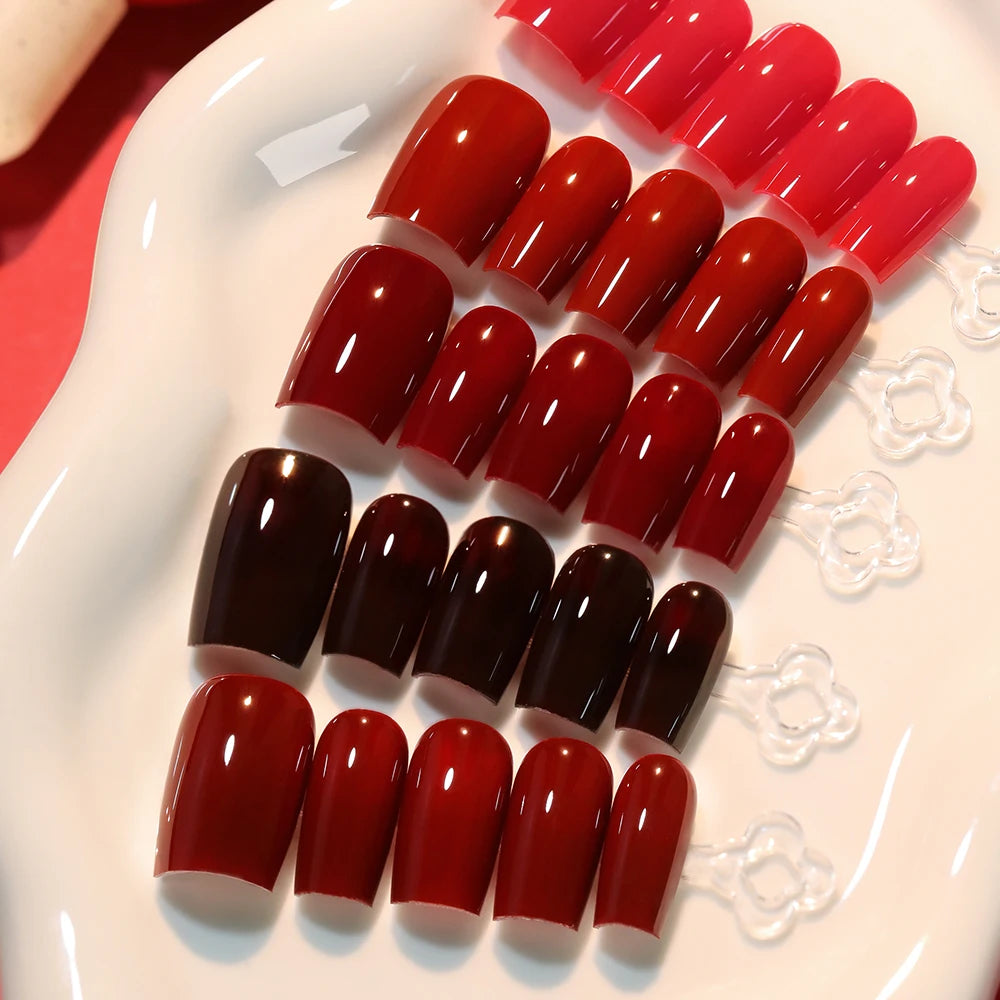 Govandi Red-Party 6-Color UV Gel Nail Polish Set