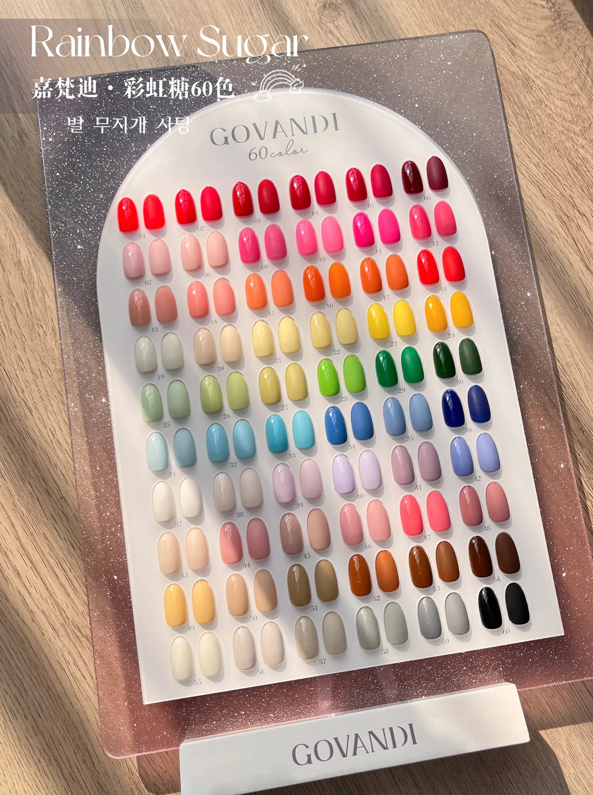 GOVANDI Professional UV Gel Nail Polish Kit 60/132 Colors Set