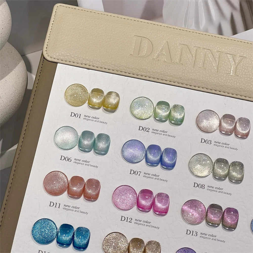 Danny Coll UV Magnetic Cat Eye Gel Nail Polish Set
