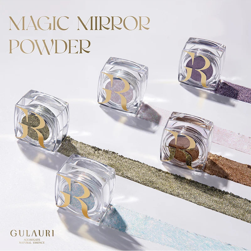 GULAURI Professional 32-Colour Mirror Effect Nail Art Powder Set
