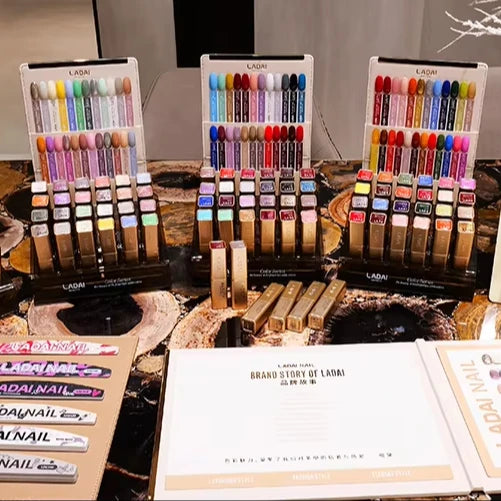 LADAI 96-Color Gel Nail Polish Set UV/LED Soak-Off