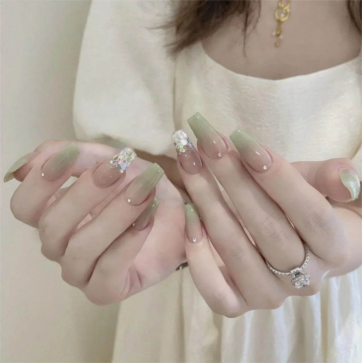 Danny Coll 22-Color UV Gel Nail Polish Set Creamy Greens