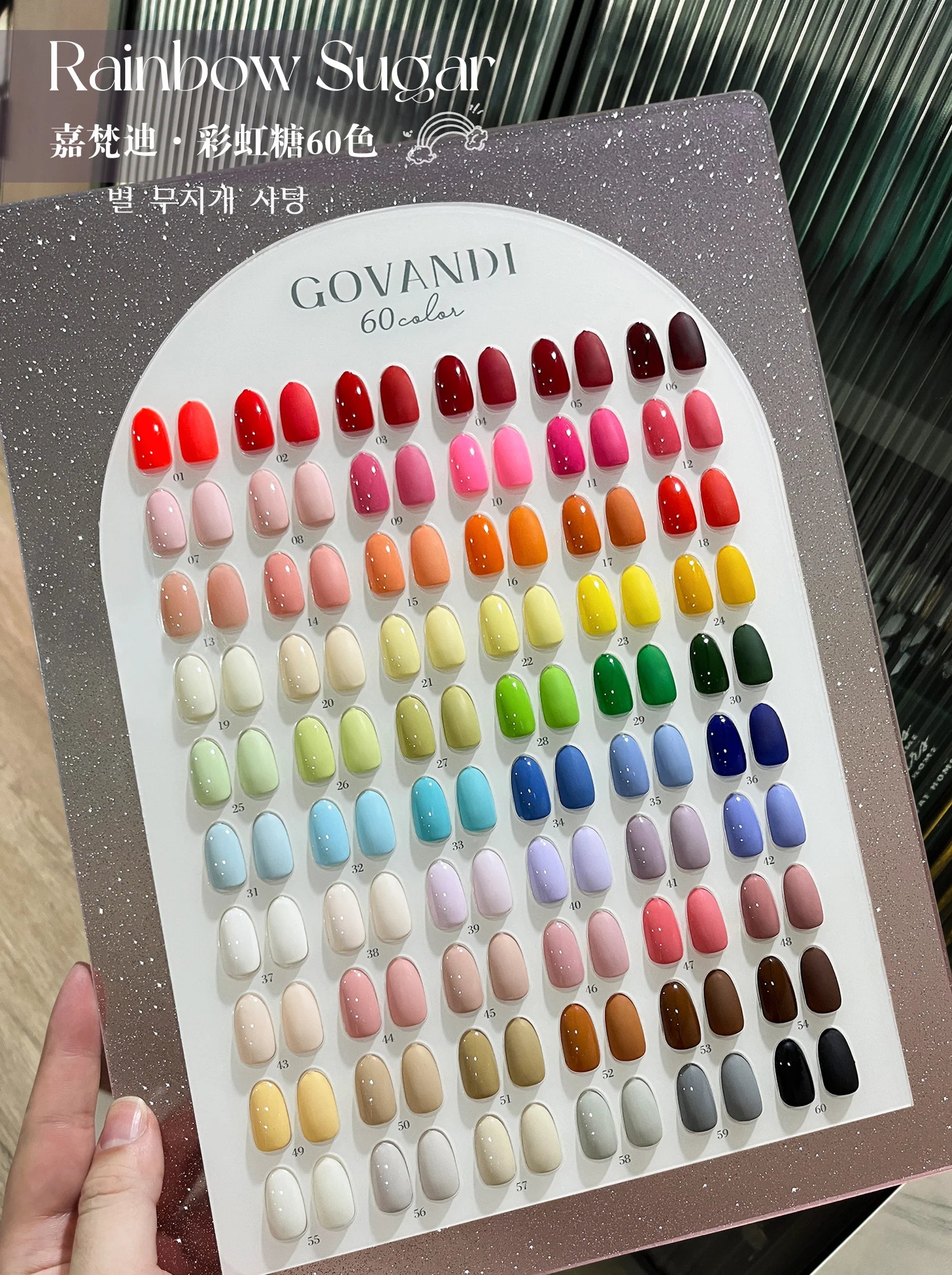 GOVANDI Professional UV Gel Nail Polish Kit 60/132 Colors Set