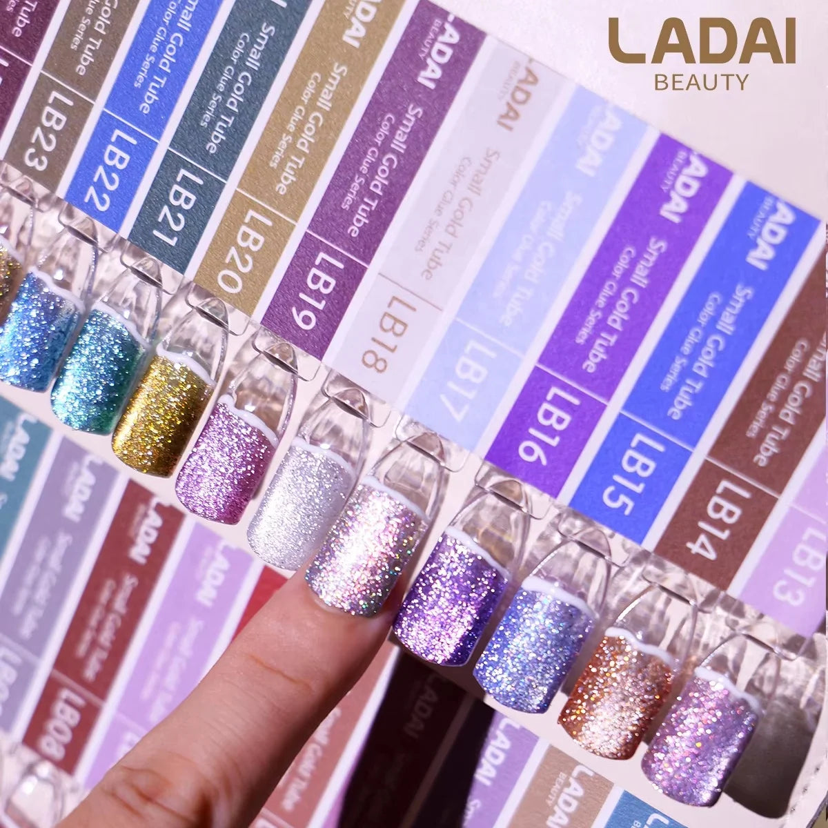 LADAI 24-Color Cat Eye Flash UV LED Gel Polish Set