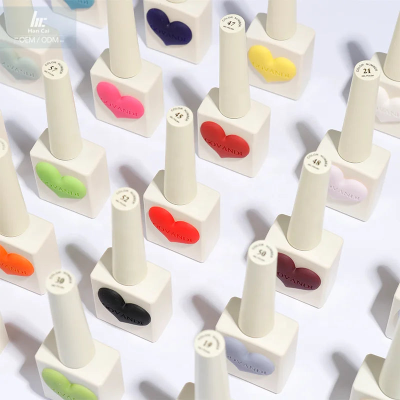 Govandi 64-Color Soak-Off UV Gel Nail Polish Set 15ml