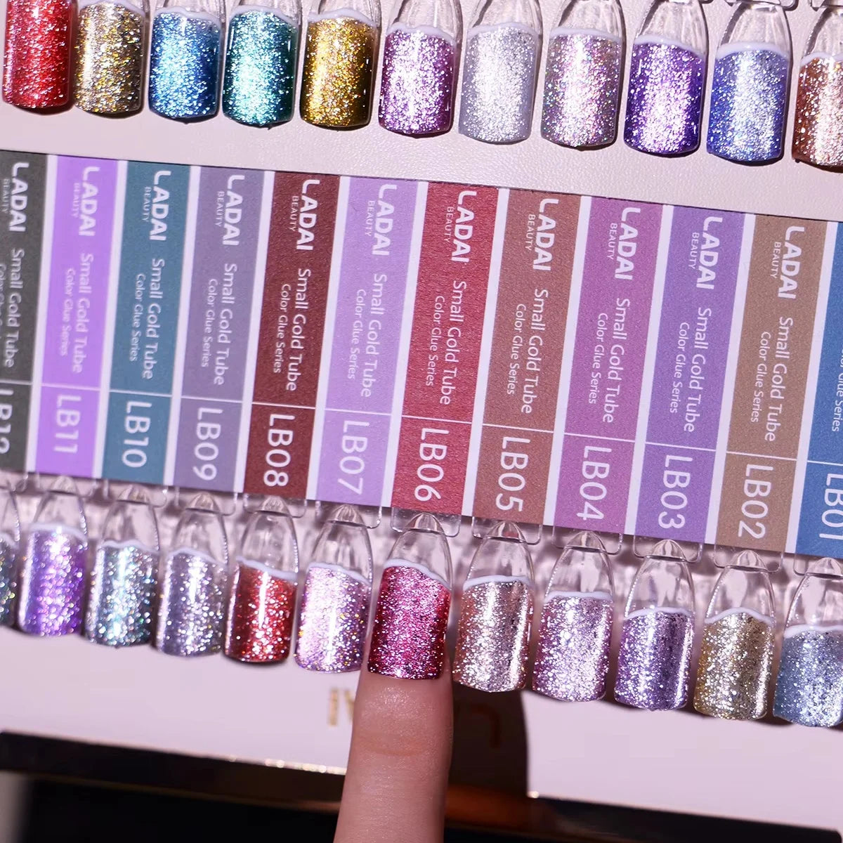 LADAI 24-Color Cat Eye Flash UV LED Gel Polish Set