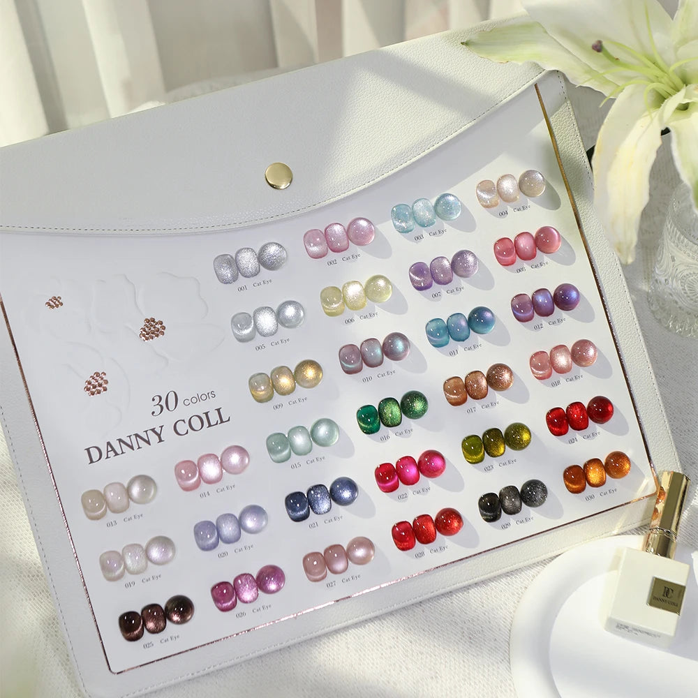 DannyColl Cat Eye Gel Polish Kit 30-Color UV LED Long-Lasting