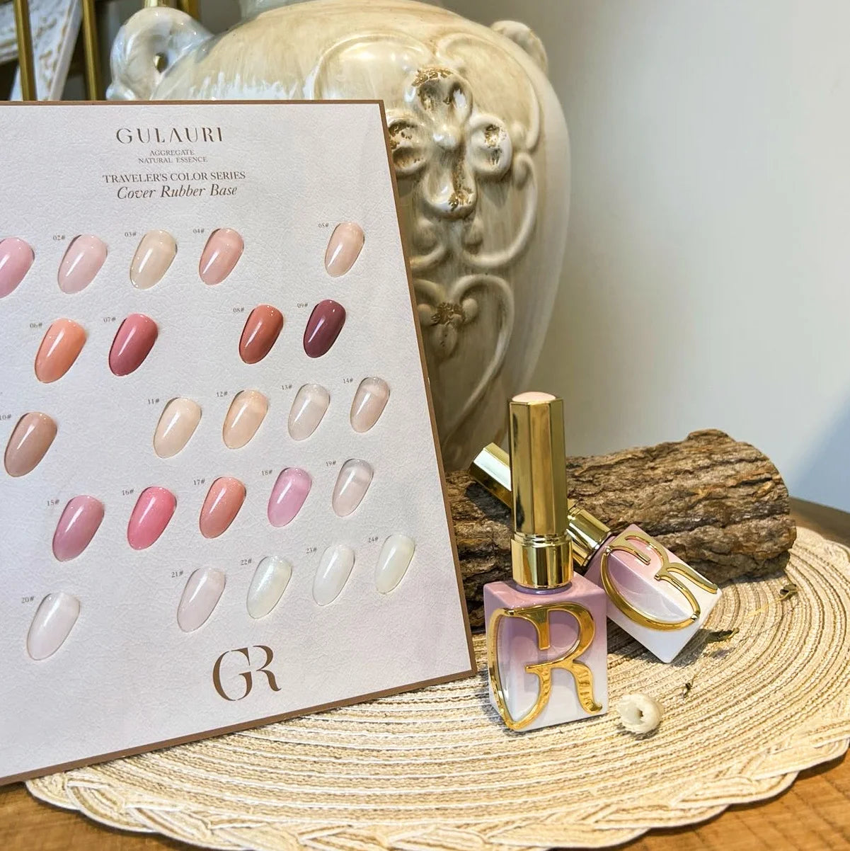 GULAURI 13g Nude Rubber Base Coat UV Gel Polish