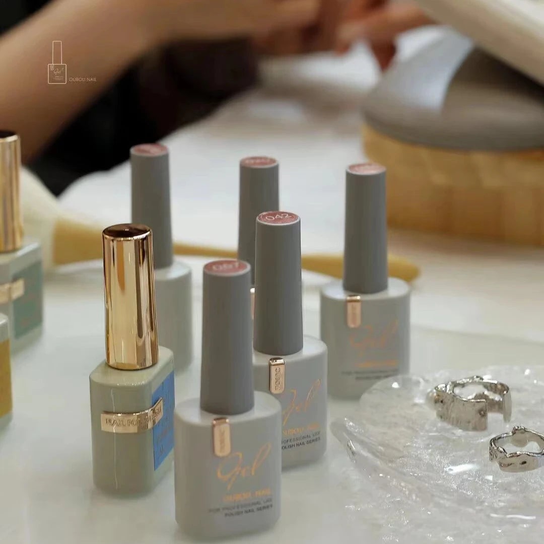 OUBOLI 200-Color UV/LED Soak-Off Gel Nail Polish Set