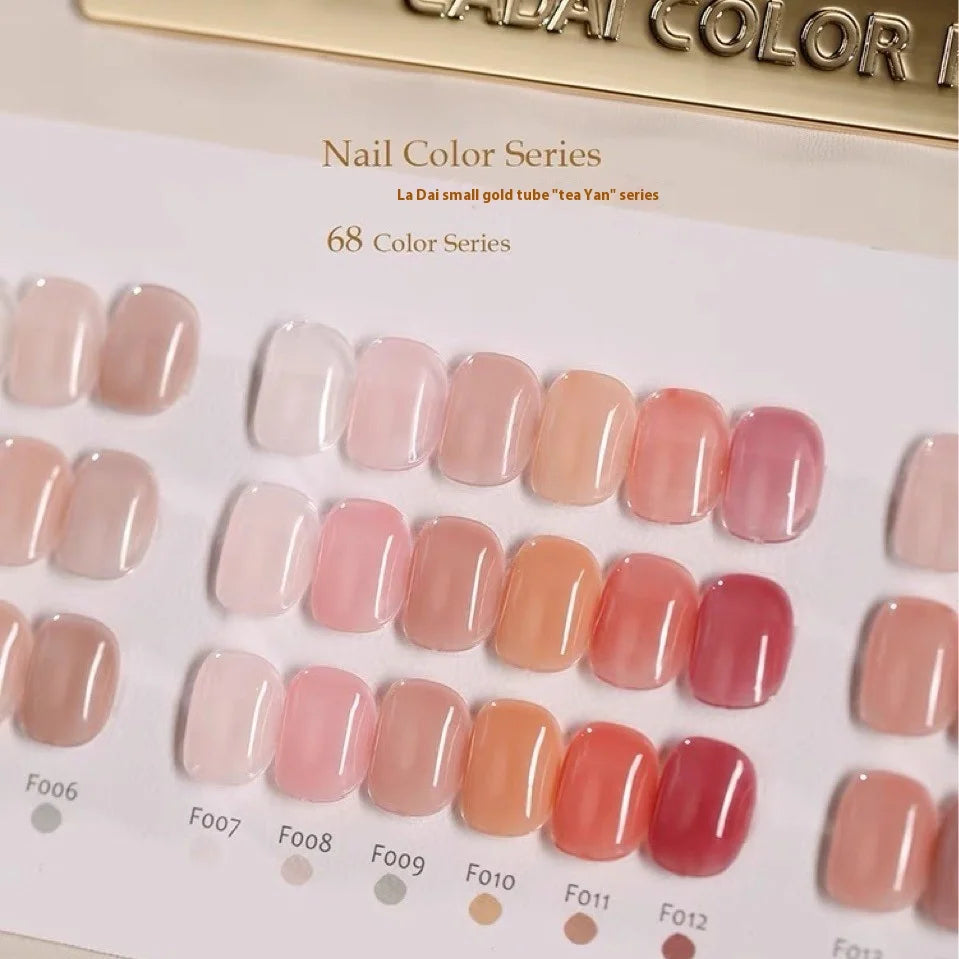 LaDai 68-Color Jelly UV Gel Nail Polish Set LED-Curable Moisturizing