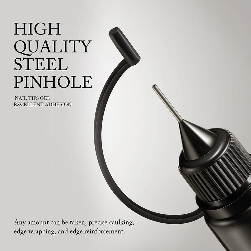 GULAURI Clear UV Builder Gel for Short Almond Nail Tips