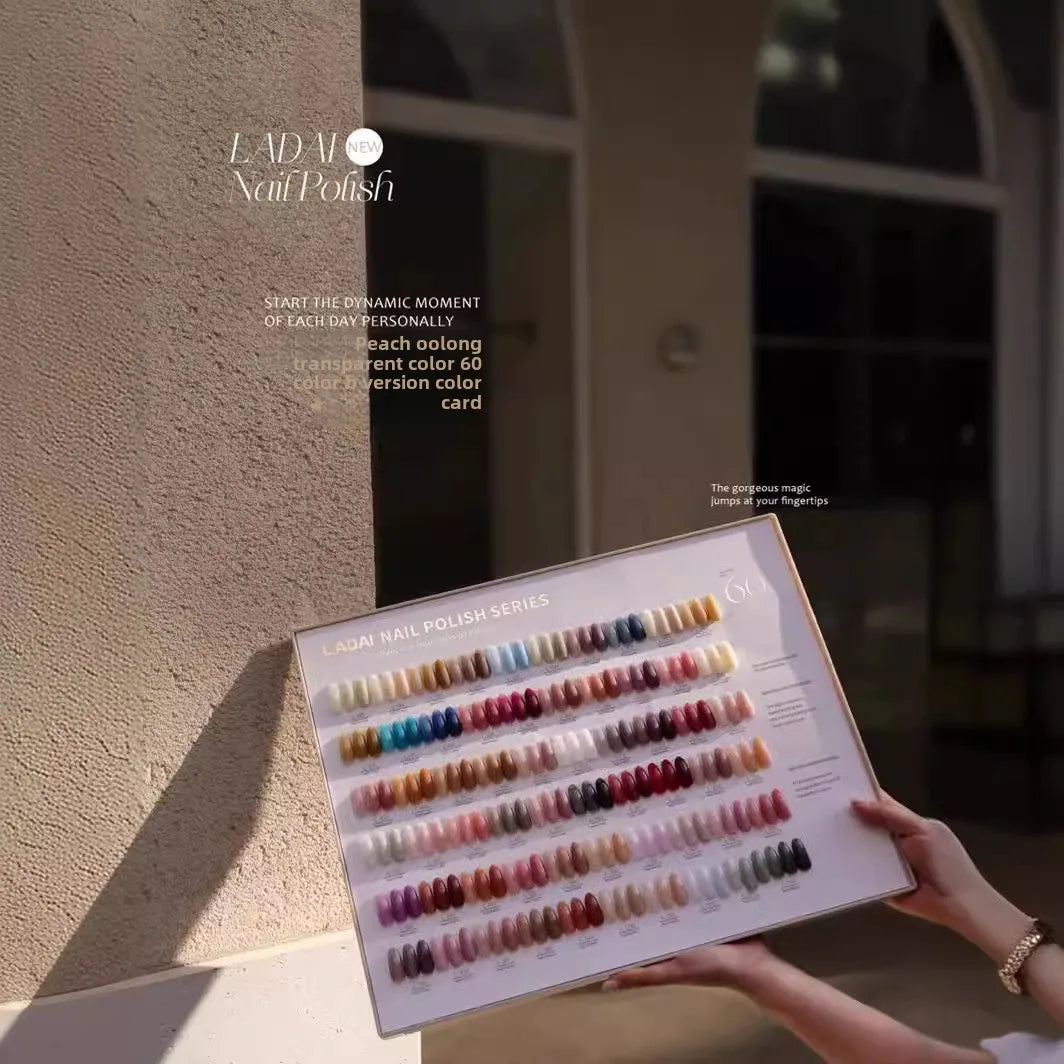 LADAI 60-Color Long-Lasting UV Gel Nail Polish Set