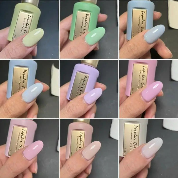 368-Color UV LED Gel Nail Polish Set with Lamp