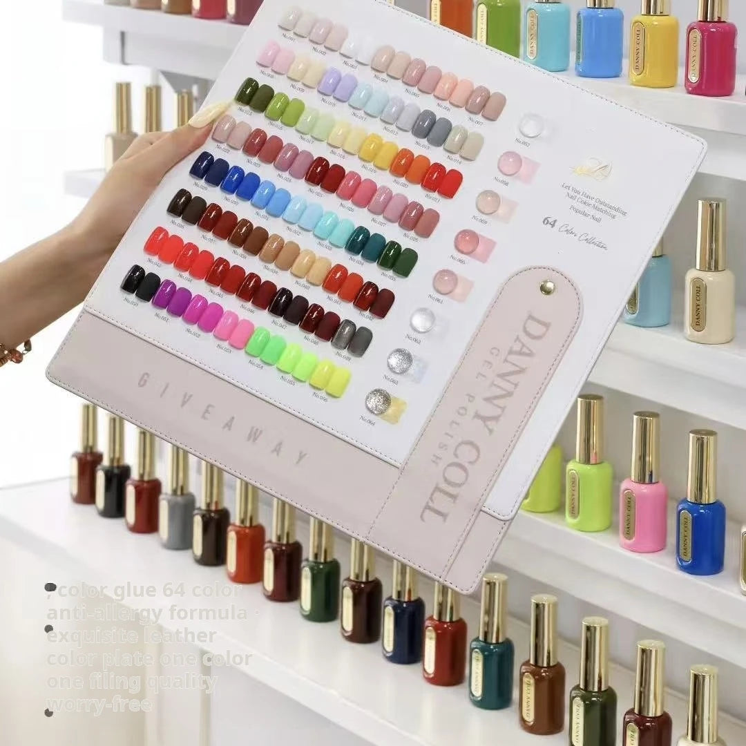 DANNY COLL 64-Color UV Gel Nail Polish Set 0.51oz