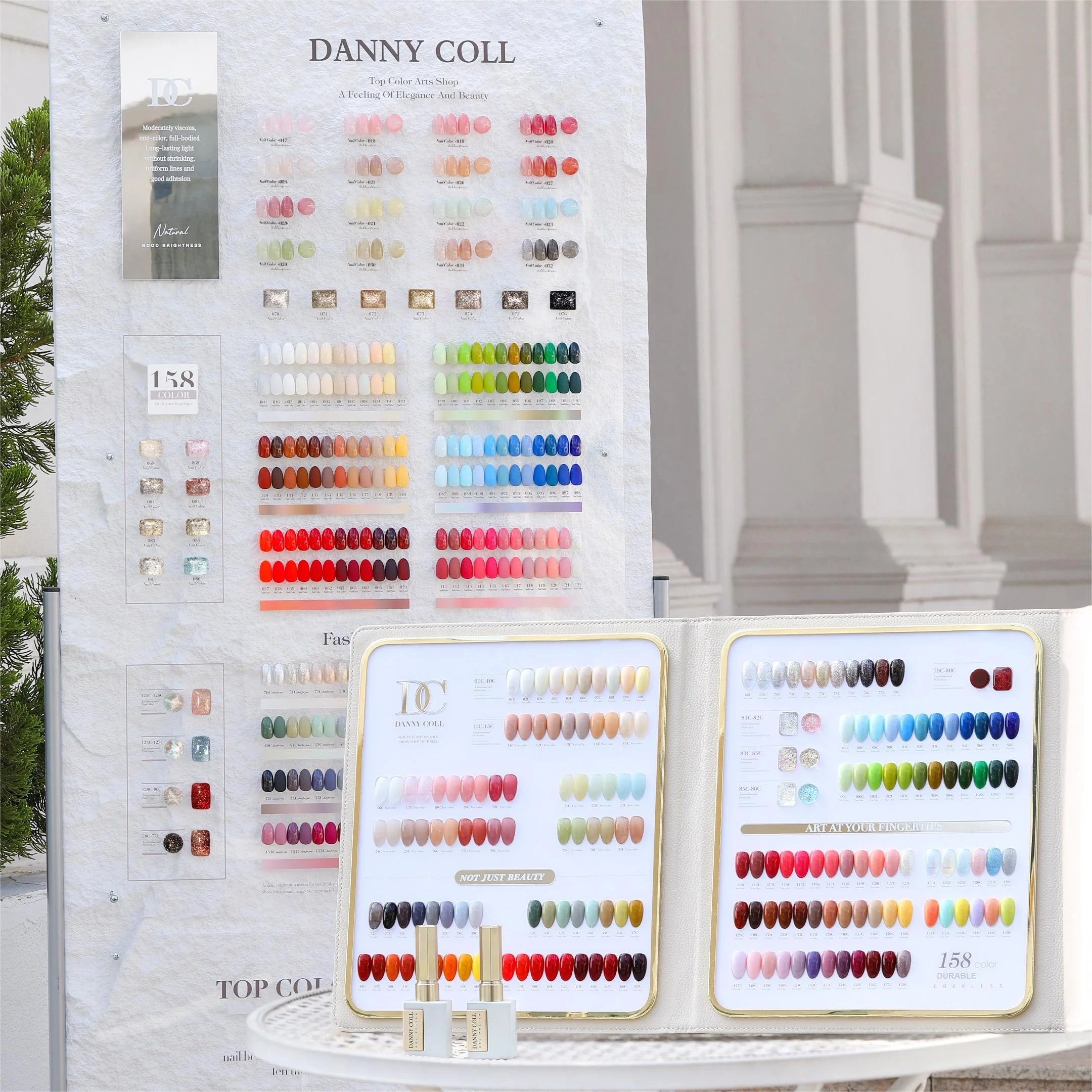 Danny Coll 158-Color Long-Lasting LED UV Gel Polish Set