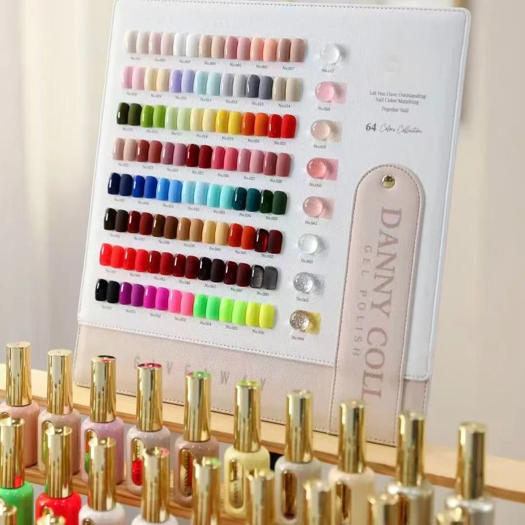 DANNY COLL 64-Color UV Gel Nail Polish Set 0.51oz