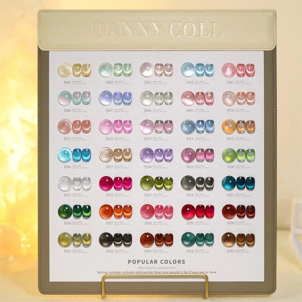 Danny Coll UV Magnetic Cat Eye Gel Nail Polish Set