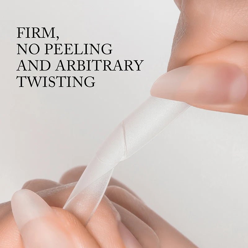 GULAURI Clear UV Builder Gel for Short Almond Nail Tips