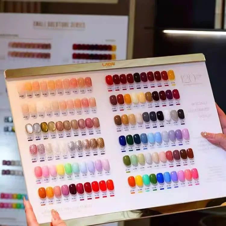 LADAI 120-Color UV Gel Nail Polish Set 5g Bottles