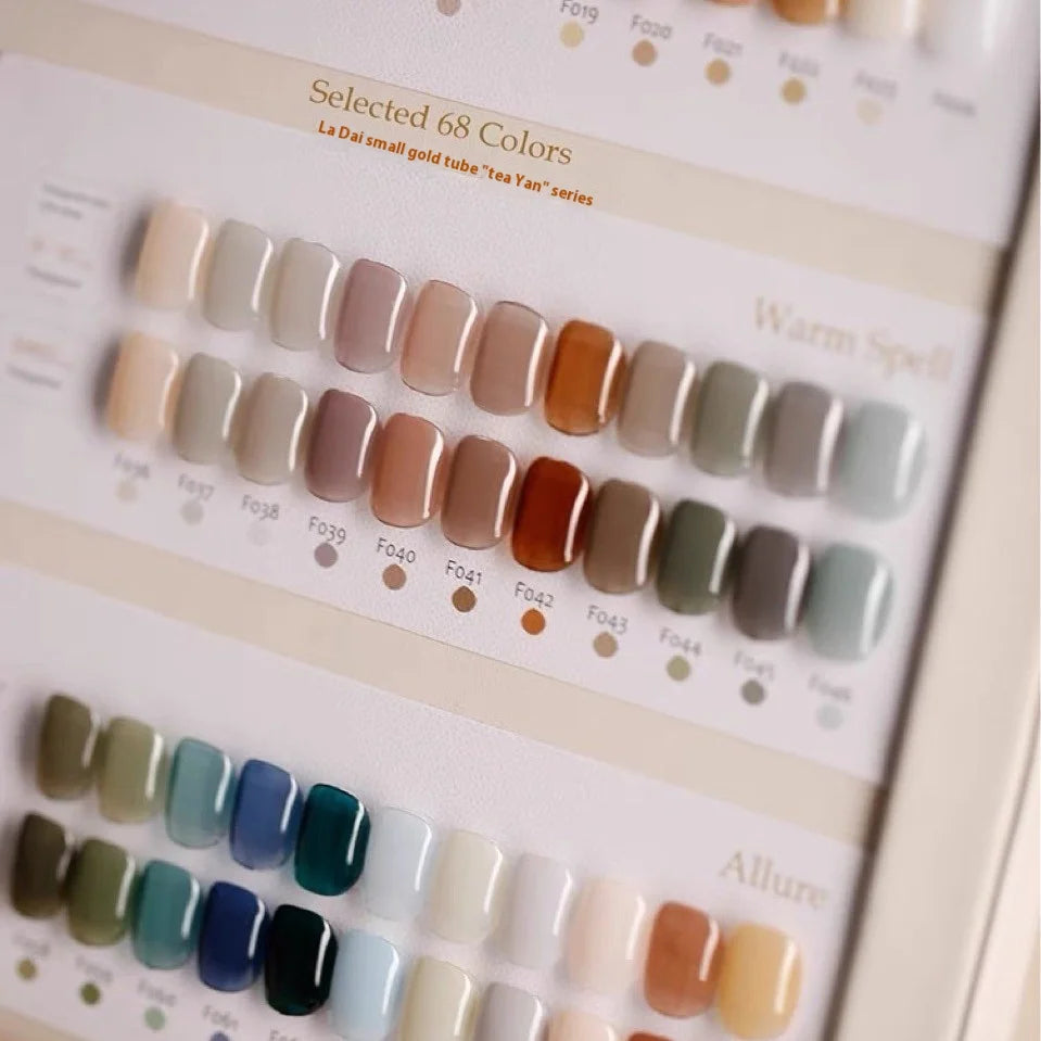 LaDai 68-Color Jelly UV Gel Nail Polish Set LED-Curable Moisturizing