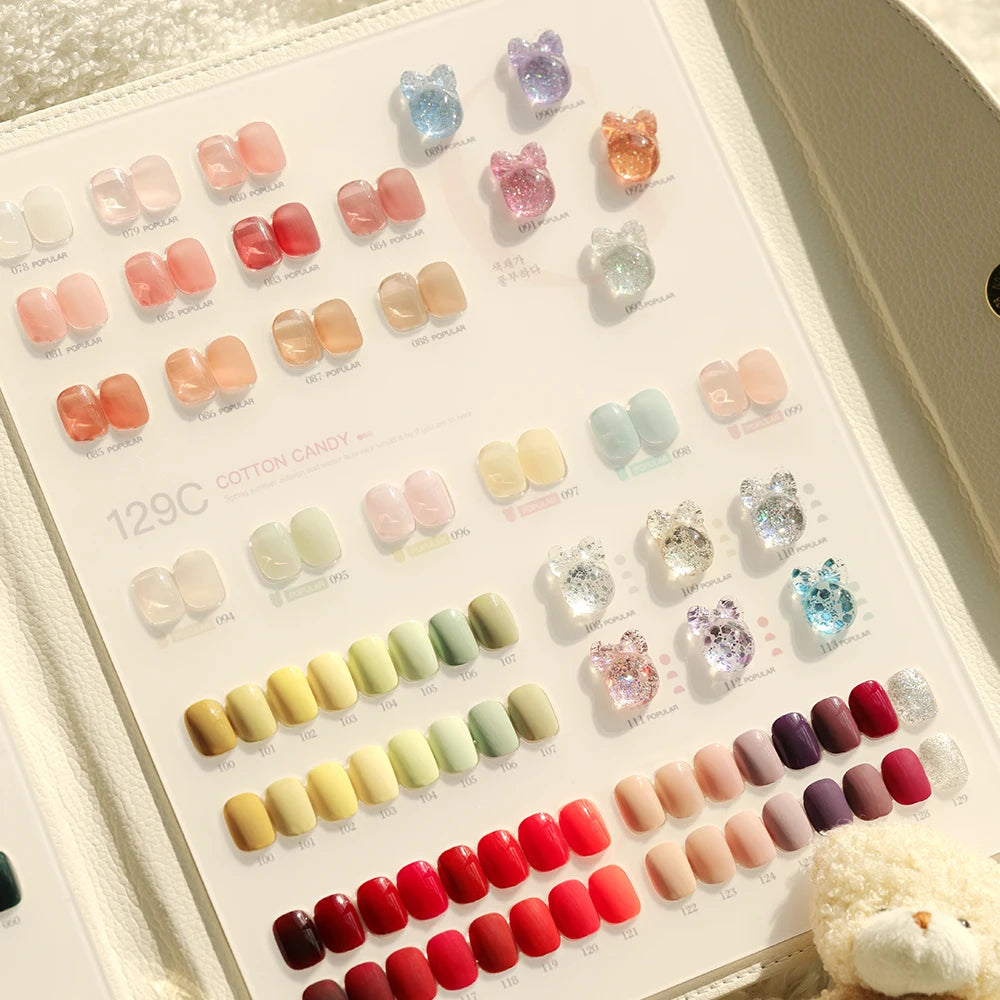 Govandi 129-Color UV/LED Gel Nail Polish Set Non-Toxic Soak-Off