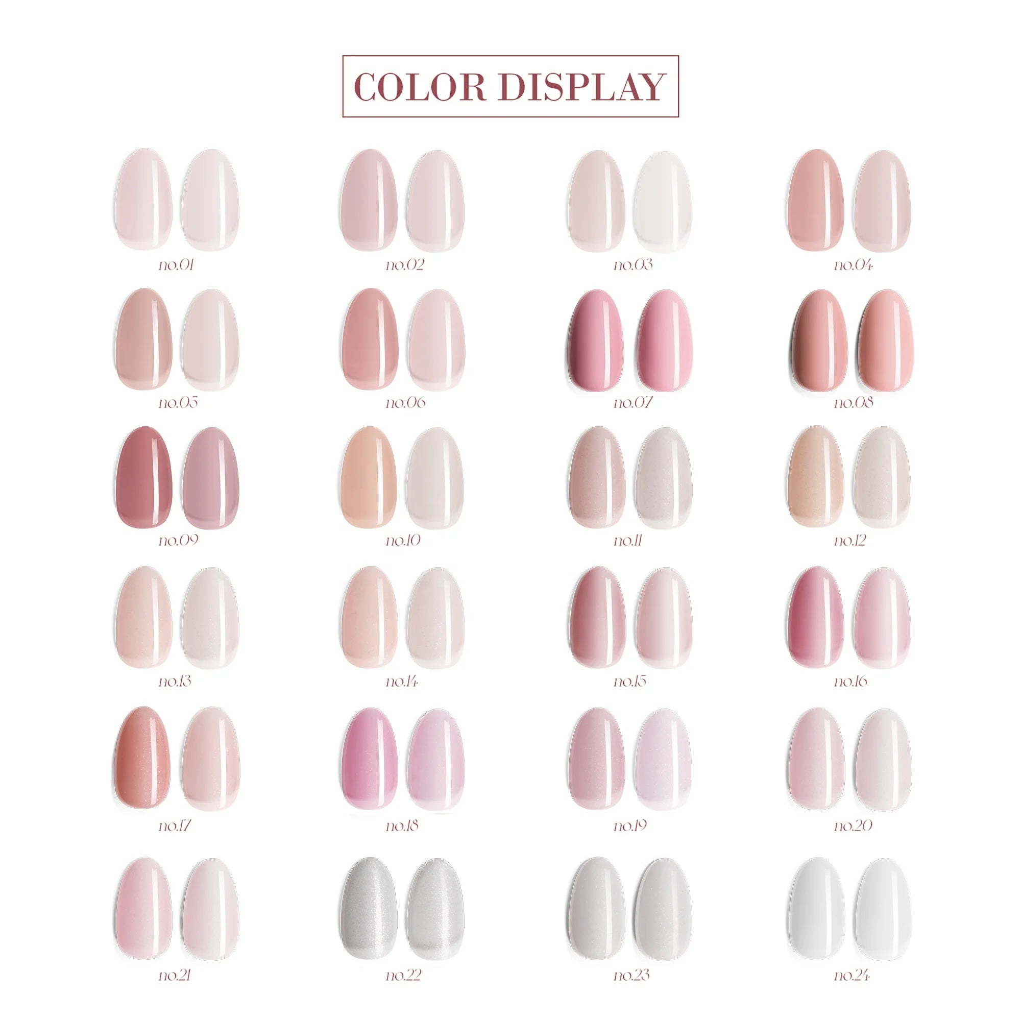 GULAURI 13g Nude Rubber Base Coat UV Gel Polish