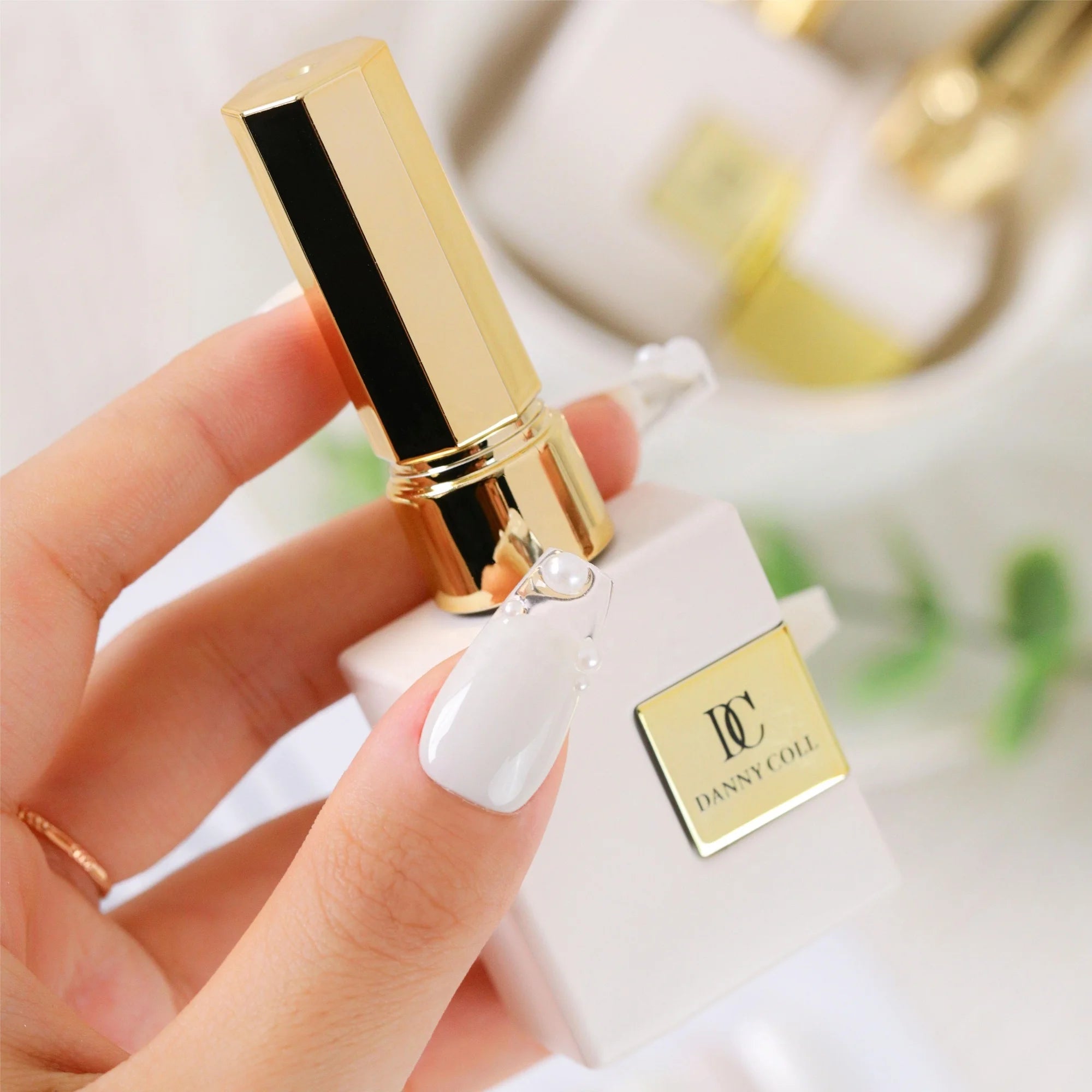 DANNY COLL 12-Color White UV Gel Polish Set 15ml Bottles