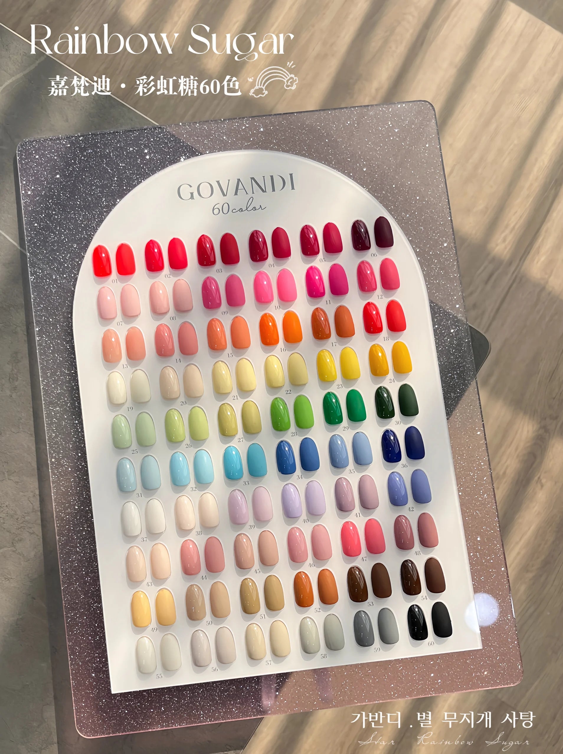 GOVANDI Professional UV Gel Nail Polish Kit 60/132 Colors Set