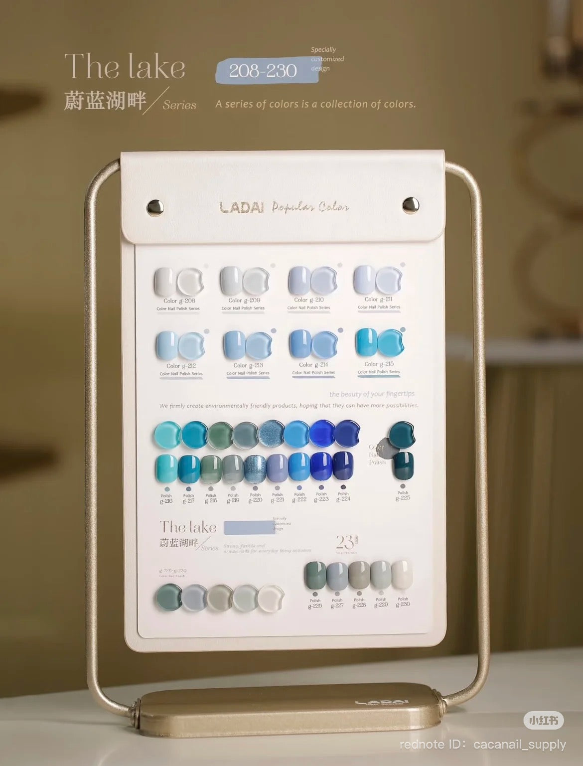 LADAI Professional 368-Colour Gel Polish Set for Salons