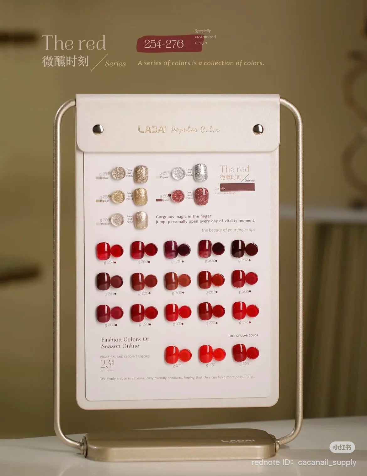 LADAI Professional 368-Colour Gel Polish Set for Salons