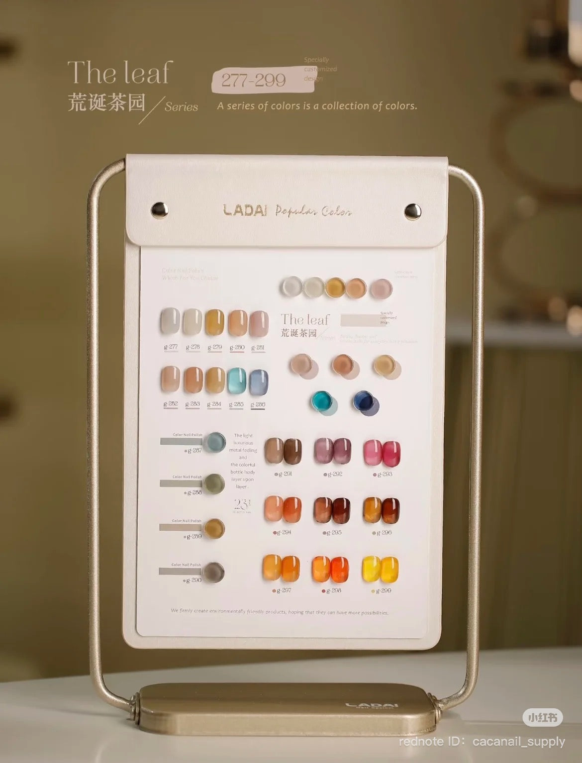 LADAI Professional 368-Colour Gel Polish Set for Salons