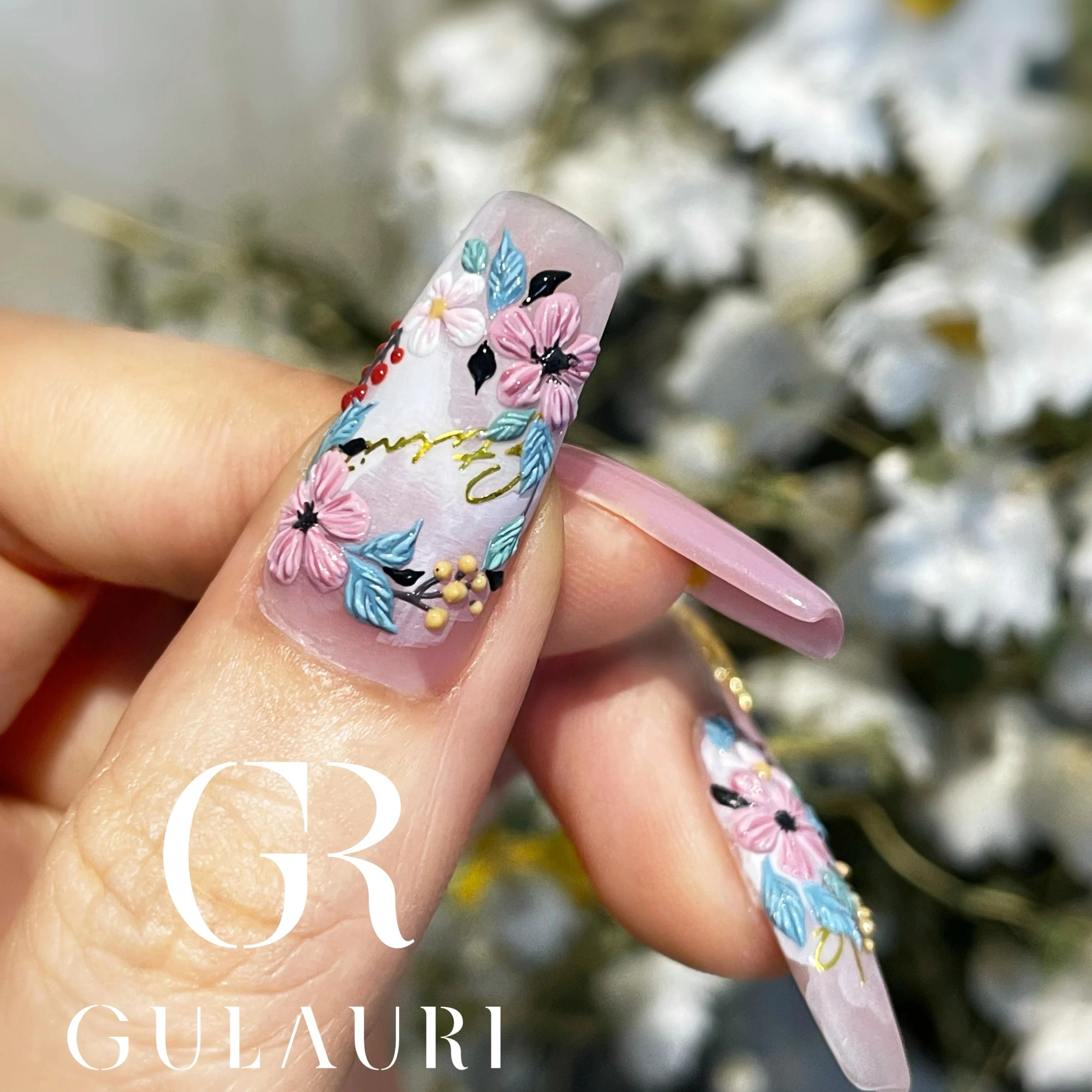 GULAURI UV Gel Nail Art Paint Set 9 Colors 5g