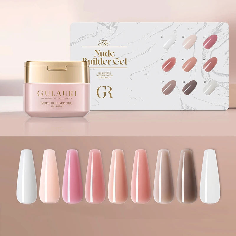 GULAURI Nude Builder Gel Extension 50g LED UV Long-Lasting